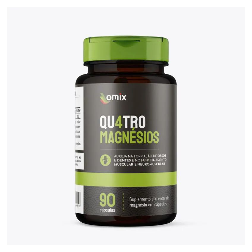 Quatro Magnésios Omix 90Cáps