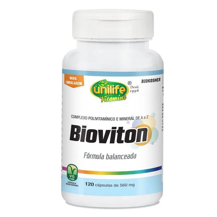 Bioviton Multivitamínico 120 Cápsulas Unilife