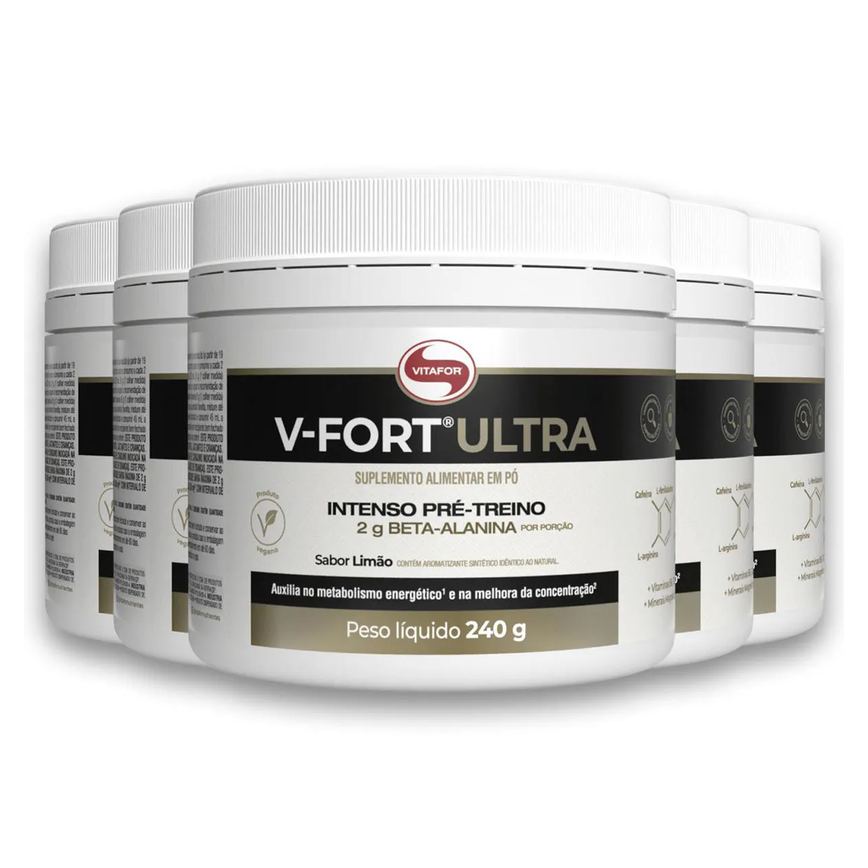 Kit 5 V Fort Ultra Vitafor 240G Limão