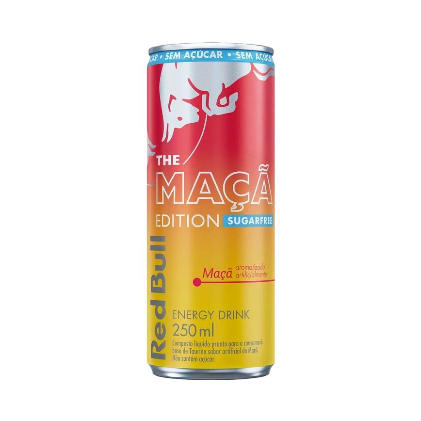 Energético Red Bull The Maçã Edition Suggar Free 250ml