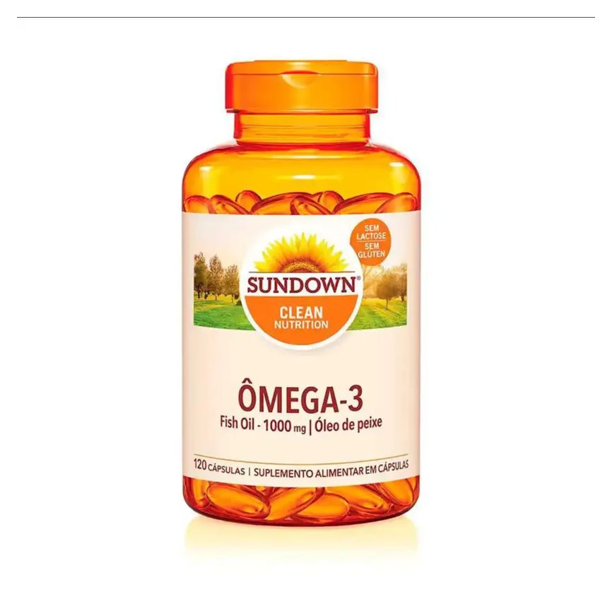 Suplemento Alimentar Sundown Óleo de Linhaça 1000mg 120 Cápsulas