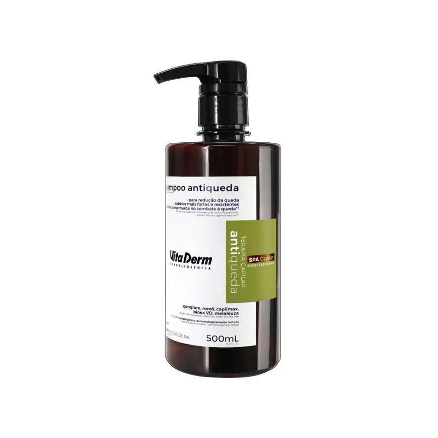 Shampoo Vita Derm Terapia Capilar Shampoo Antiqueda 500 Ml