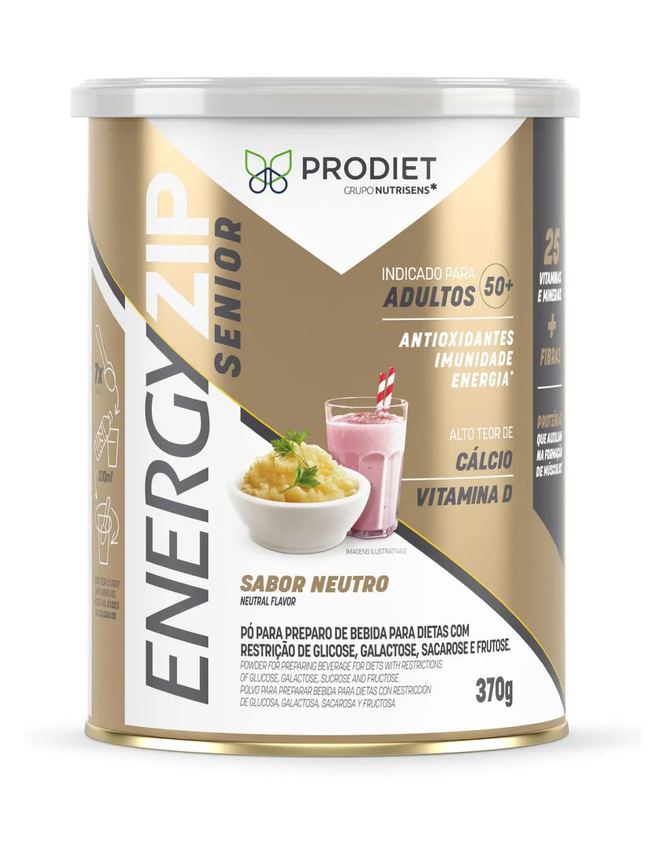 Energyzip Sênior Sabor Neutro - Lata 370 Gr