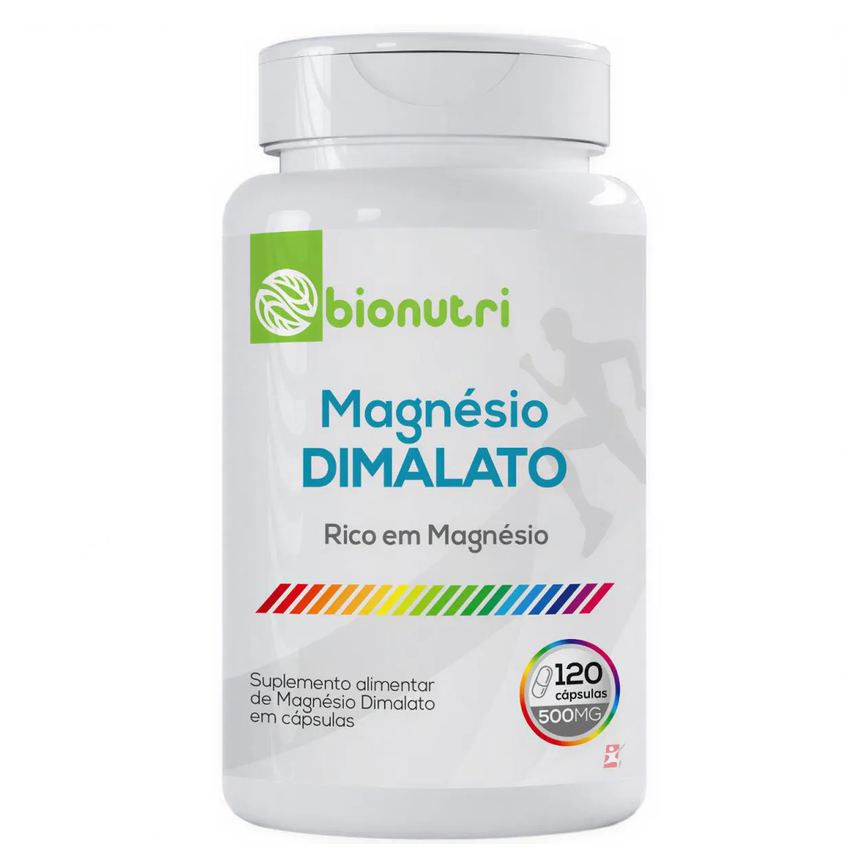 Magnesio Dimalato Concentrado 120 Capsulas - Bionutri