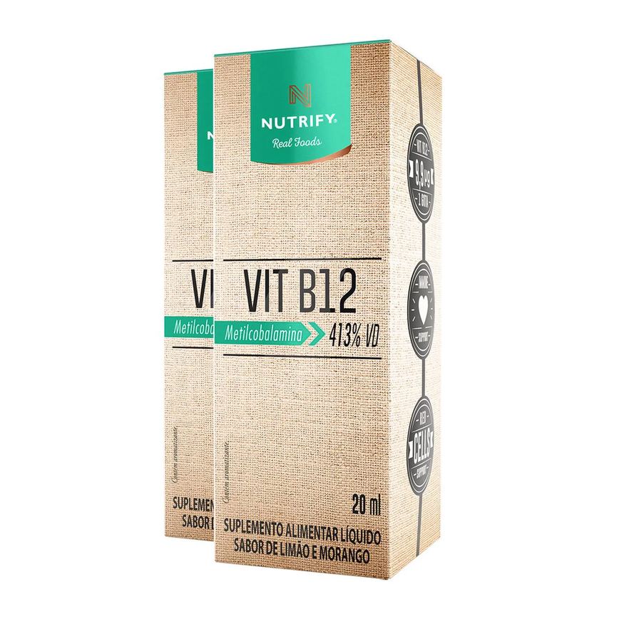 Kit 2 Vitamina B12 Nutrify 20Ml
