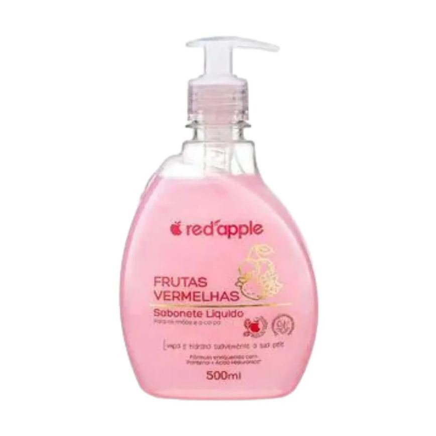 Sabonete Líquido Mãos Frutas Vermelhas 500Ml – Red Apple