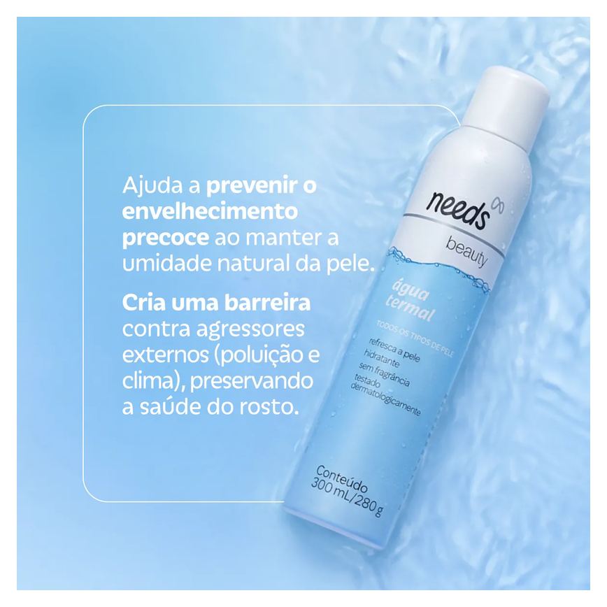 Água Termal Needs Beauty Spray 300ml