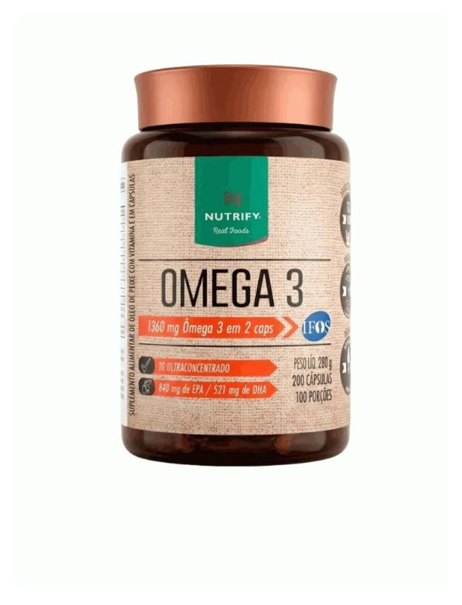 Ômega 3 1360Mg (200 Cápsulas) - Padrão: Único