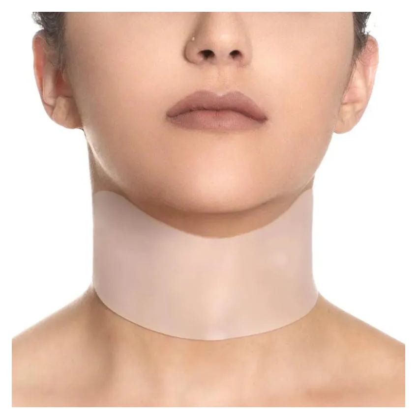Adesivo de Silicone em Gel para Tratamento de Rugas no Pescoço - Siliskin