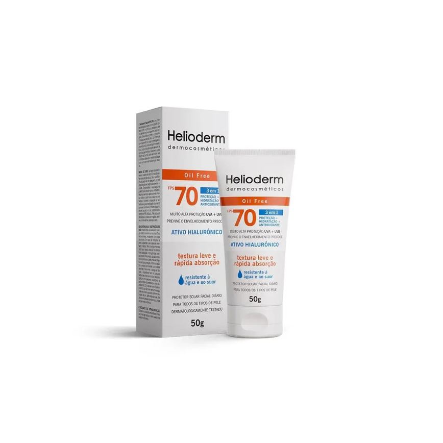 Protetor Solar Facial Fps70 Sem Cor 50g - Kley Hertz