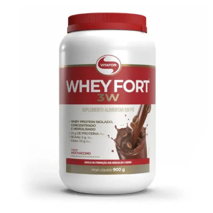 Whey Fort 3W Vitafor 900 G Mochaccino