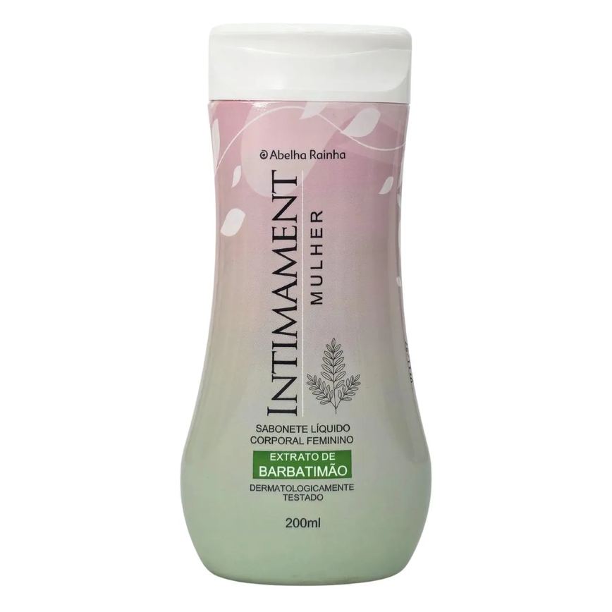 Sabonete Líquido Íntimo Extrato de Barbatimão Intimament Mulher Abelha Rainha 200Ml
