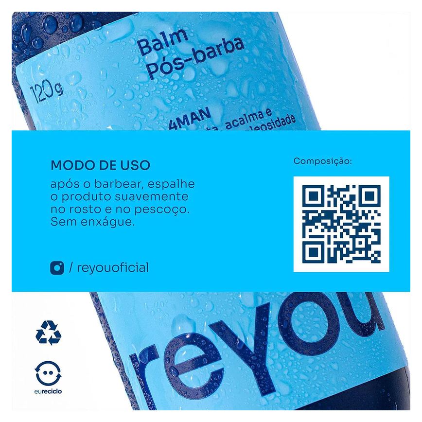 Balm Pós-Barba Reyou 120g