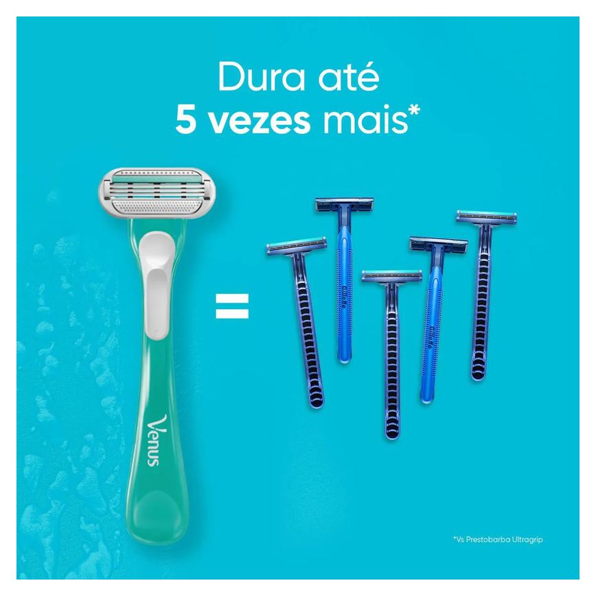 Aparelho de Depilar Gillette Venus Sensitive Feminino com 2 unidades