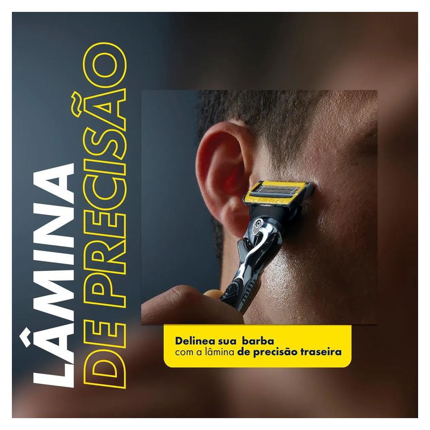 Carga para Aparelho de Barbear Gillette Proshield 4 unidades