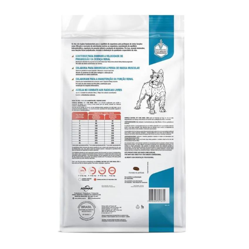 Ração Fórmula Natural Vet Care Renal para Cães Adultos 2 Kg