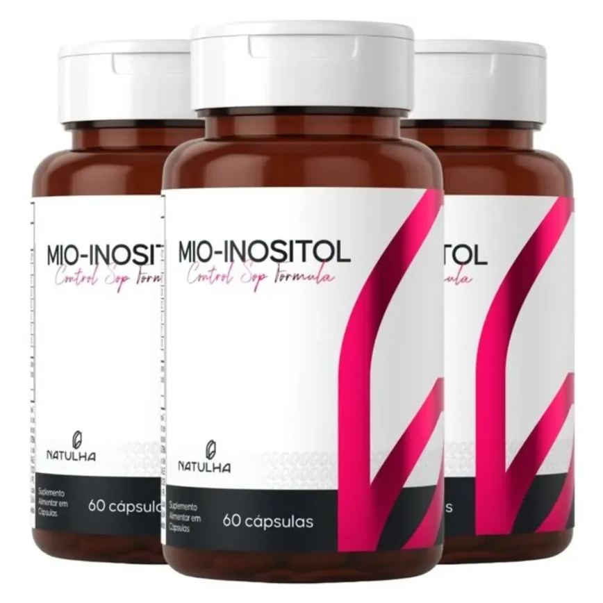 Kit 3x Mio-inositol Control Sop Formula 60 cápsulas - Natulha