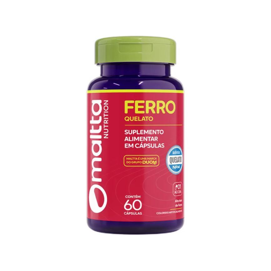 Vitamina Ferro 60 Cps - Maltta