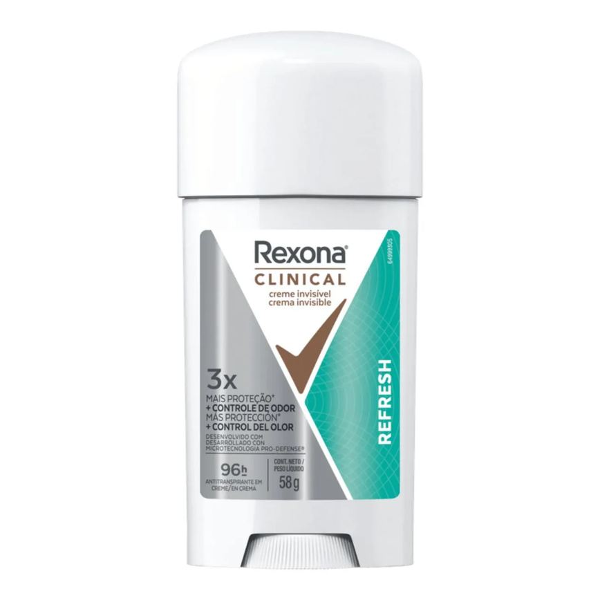 Des Rexona Clinical Creme 58G Fem Refresh