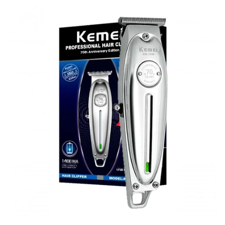 Máquina de Cortar Cabelo Acabamento Kemei 1949