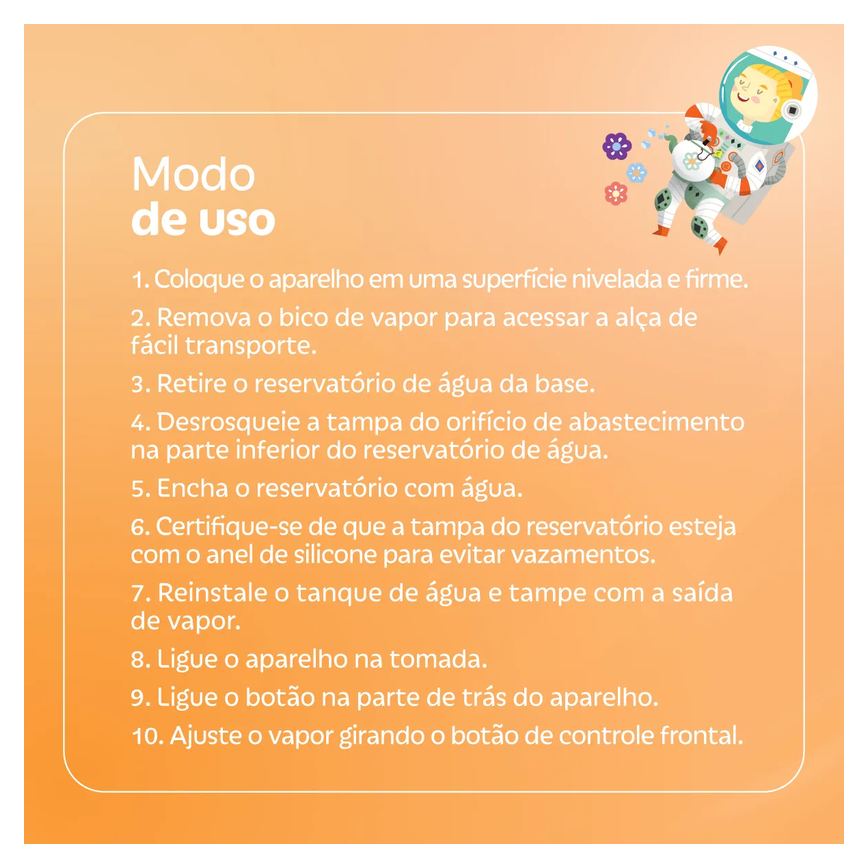 Umidificador e Aromatizador de Ar Infantil Caretech HC026RD 2,1L