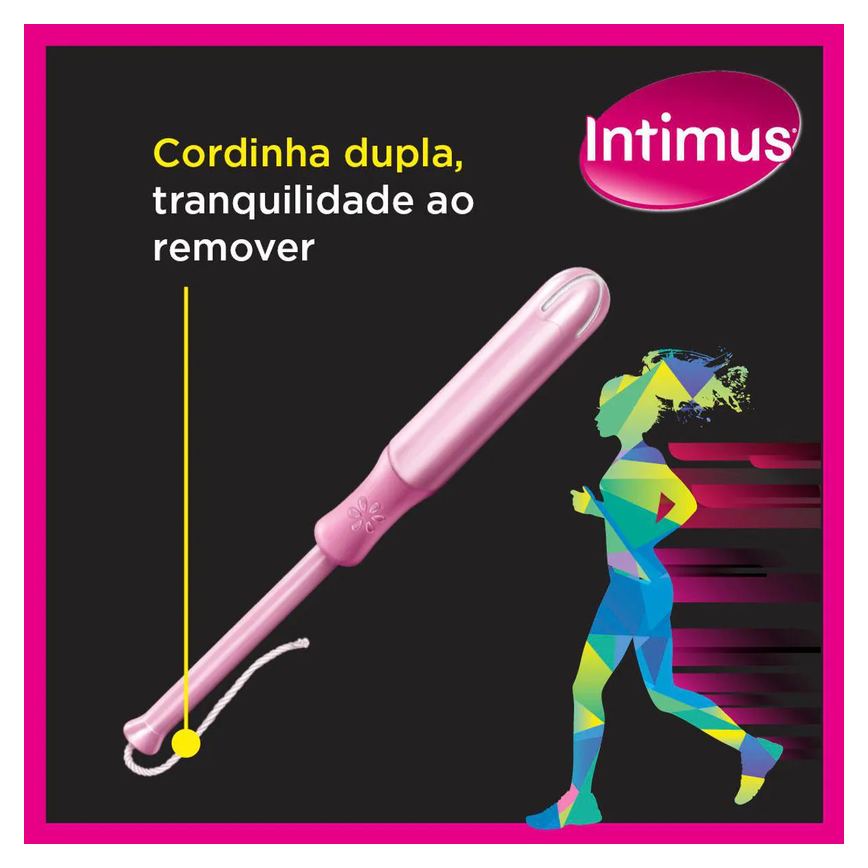 Absorvente Interno Intimus Sport Super com Aplicador 8 unidades