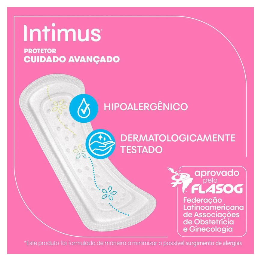 Protetor Diário Intimus com Indicador de Troca 80 unidades