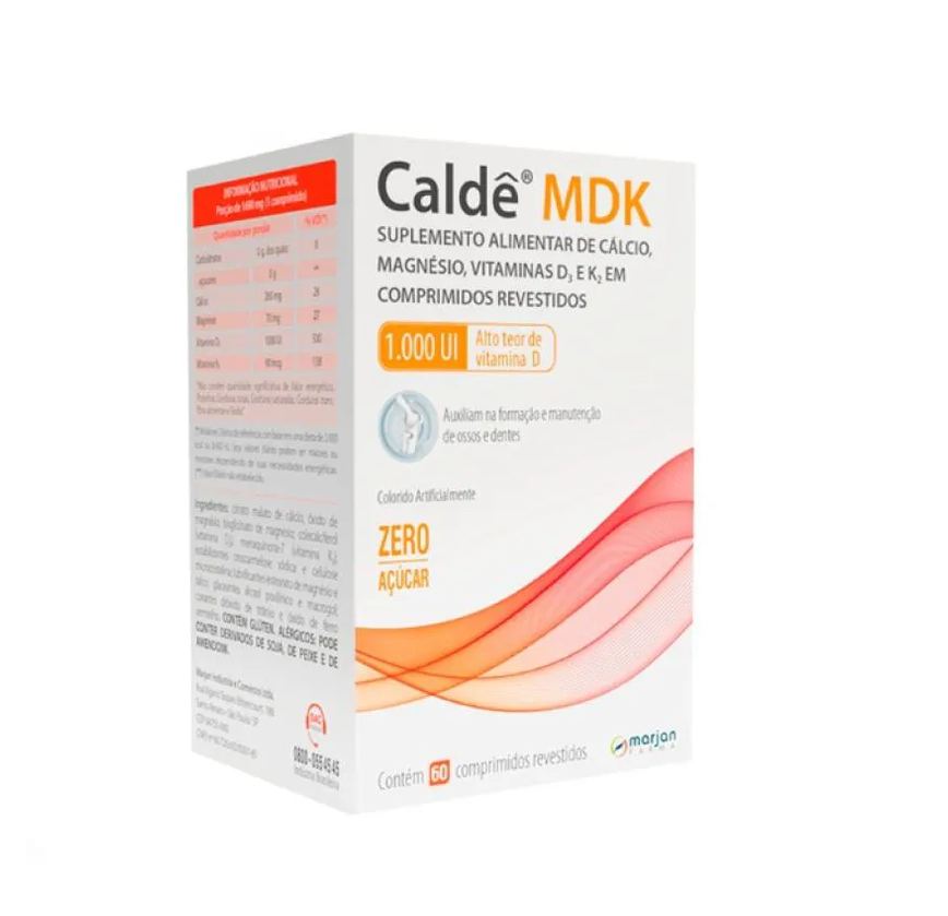 Caldê Mdk 1.000Ui Suplemento Alimentar Marjan 60Cpr