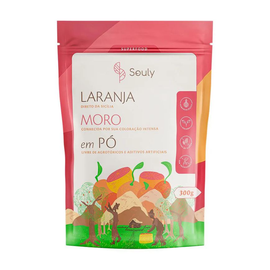 Laranja Moro em Pó Souly