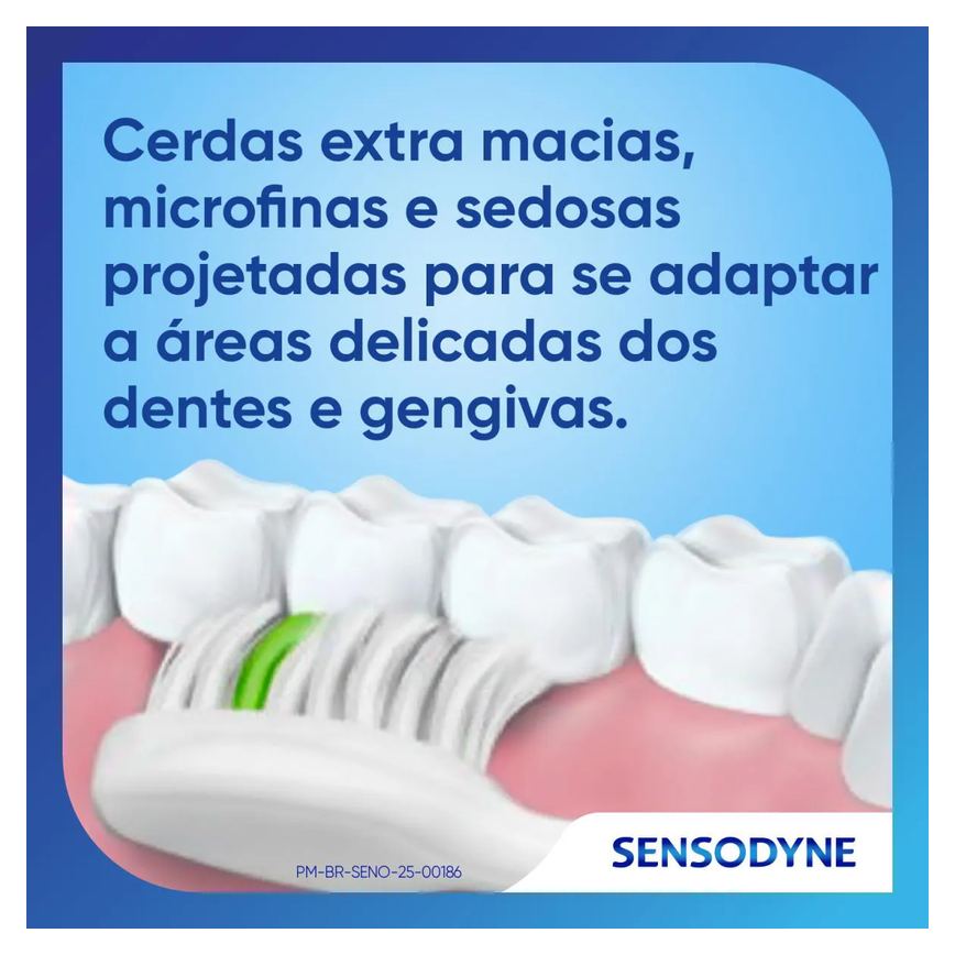 Escova de Dente Sensodyne Gentle Extra Macia com 1 unidade
