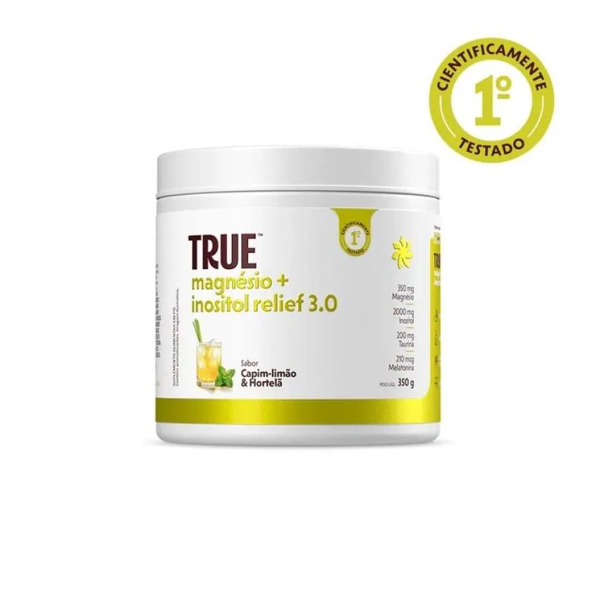 Magnésio + Inositol Relief 3.0 (350g) - Sabor: Capim-Limão e Hortelã