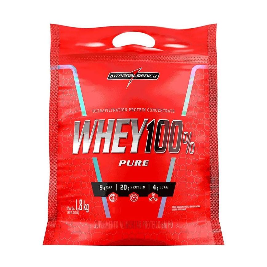 Whey 100% Pure Refil (1,8kg) - Sabor: Baunilha