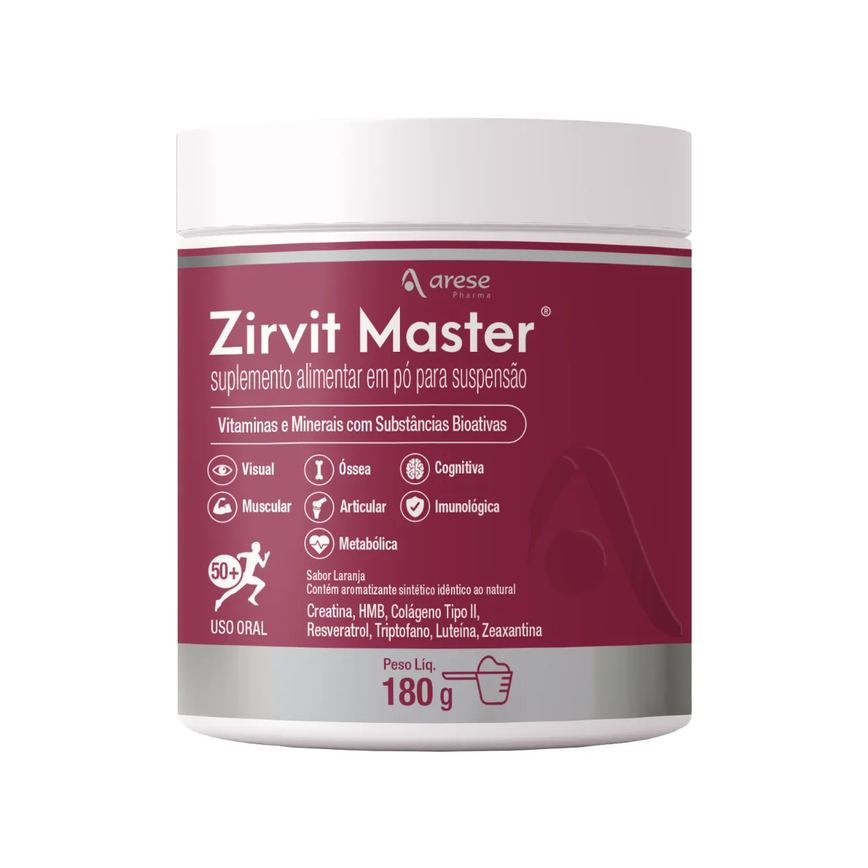 Suplemento Alimentar Zirvit Master em Pó para Suspensão 180g