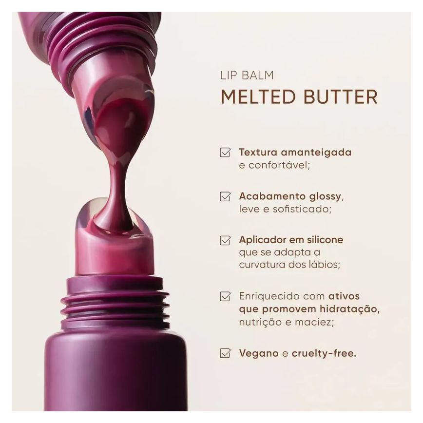 Hidratante Labial Mascavo Melted Butter 10g - Brown Sugar