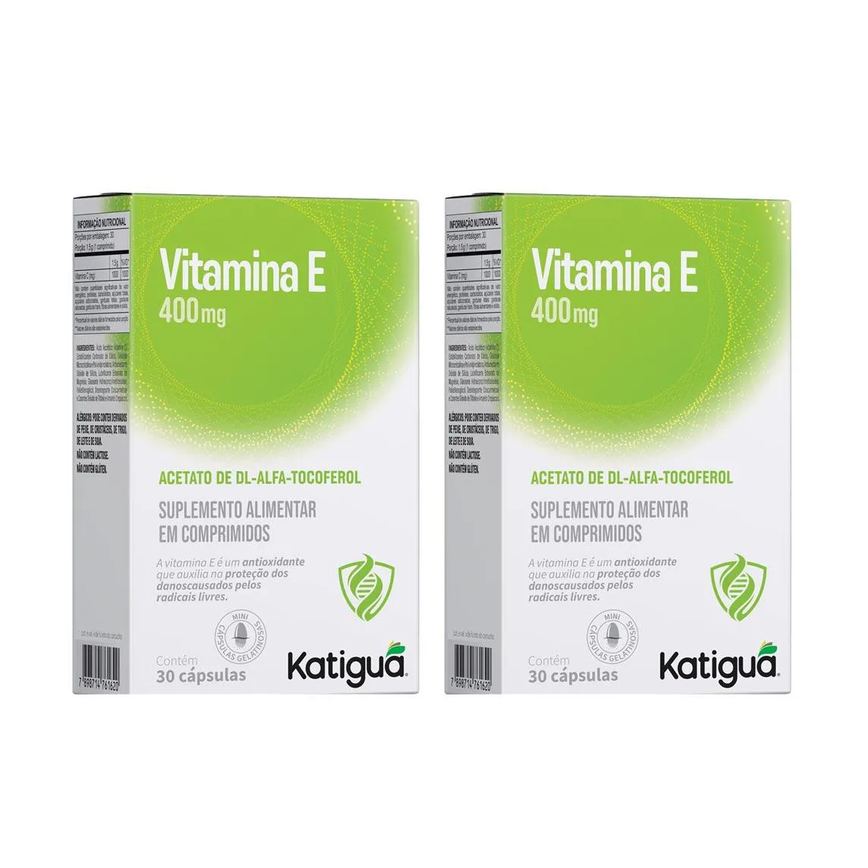 Kit 2 Vitamina e 400mg 30 Caps - Katiguá