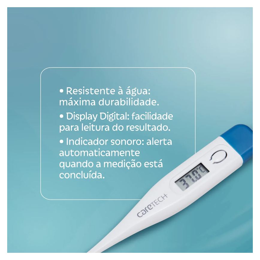 Termômetro Digital Caretech TS-101 Branco 1 Unidade