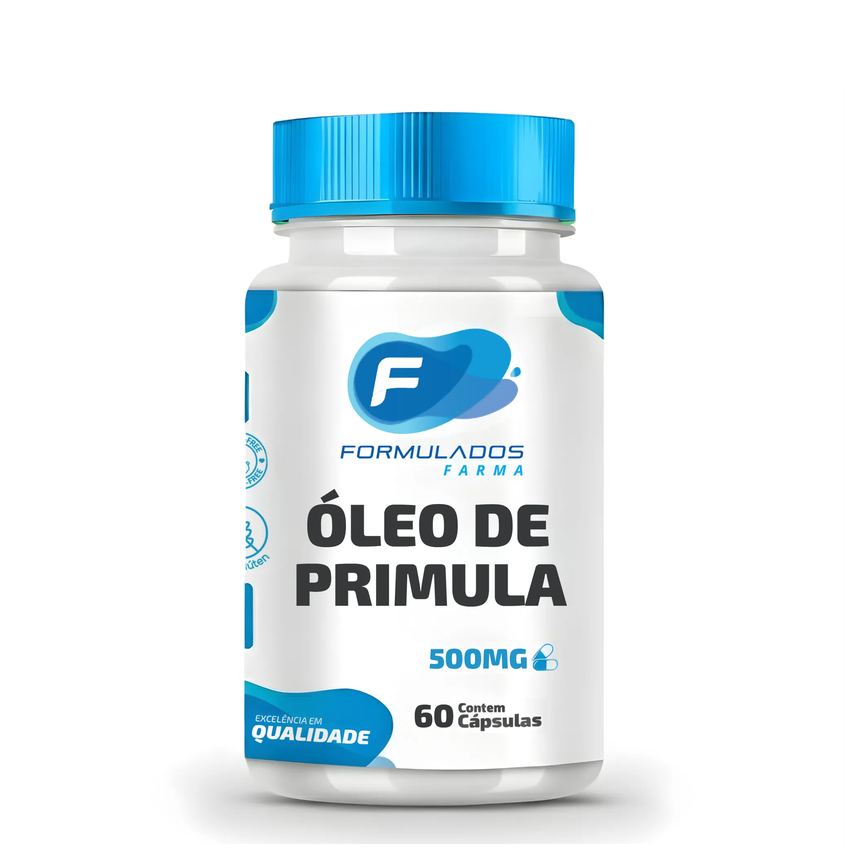 Óleo de Primula 500mg 60 Cápulas - Formulados Farma