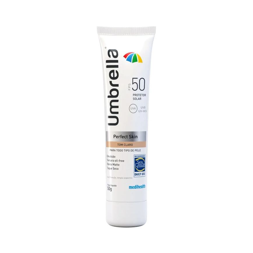 Protetor Solar Umbrella Perfect Skin Tom Claro Fps50 50g