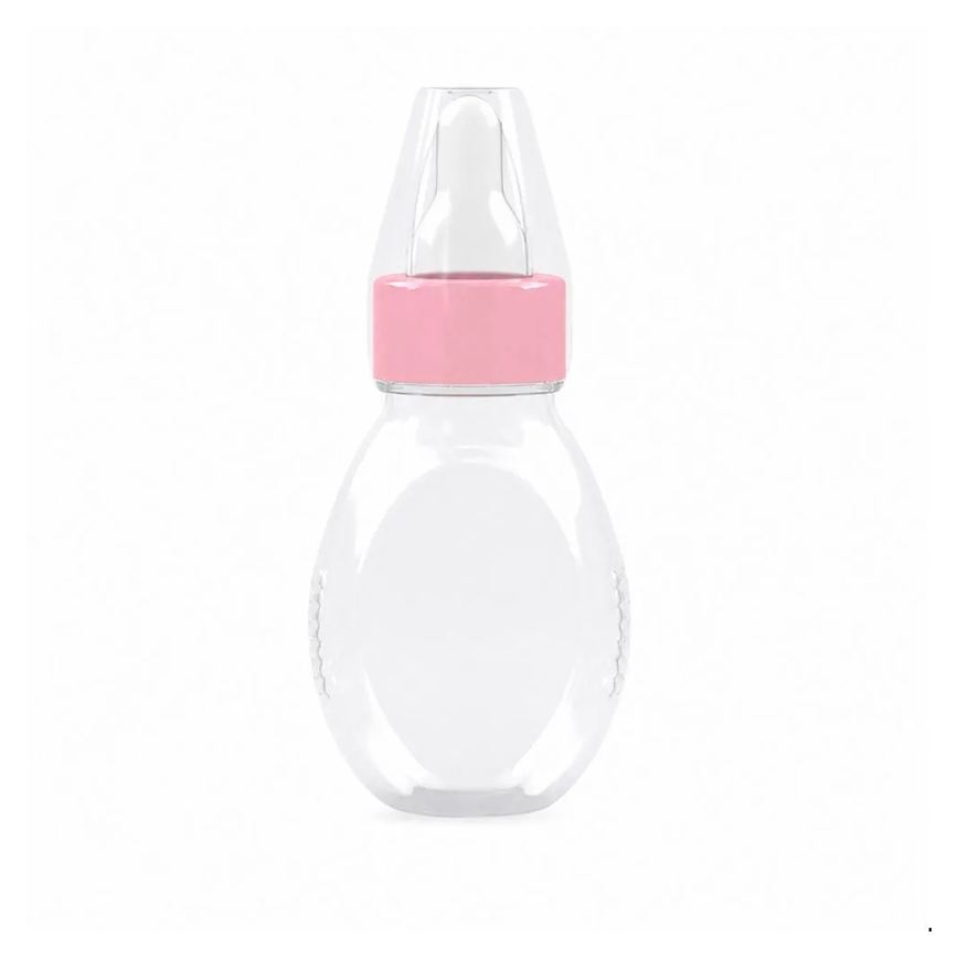 Mamadeira Bebê 60ml com Bico de Silicone Chuquinha Infantil Bpa Free para Recém-Nascido Bebês Rosa