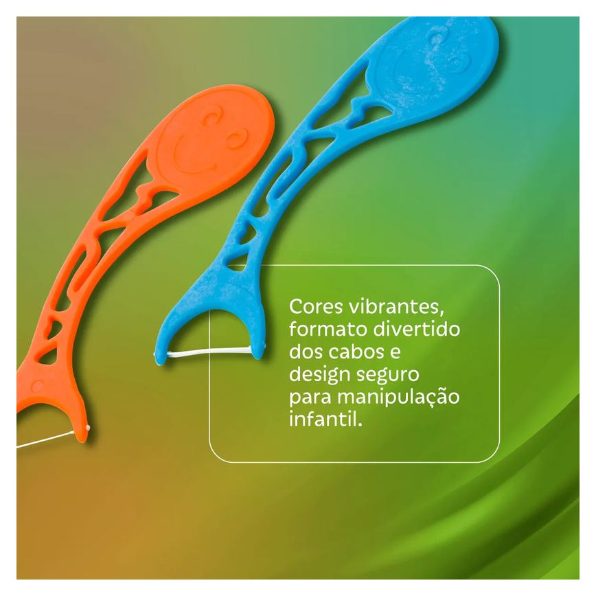Fio Dental Infantil Needs Floss Pick Kids 40 Unidades