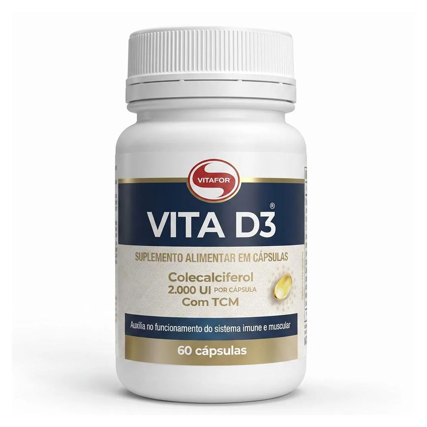 Vita D3 60 Capsulas - Vitafor