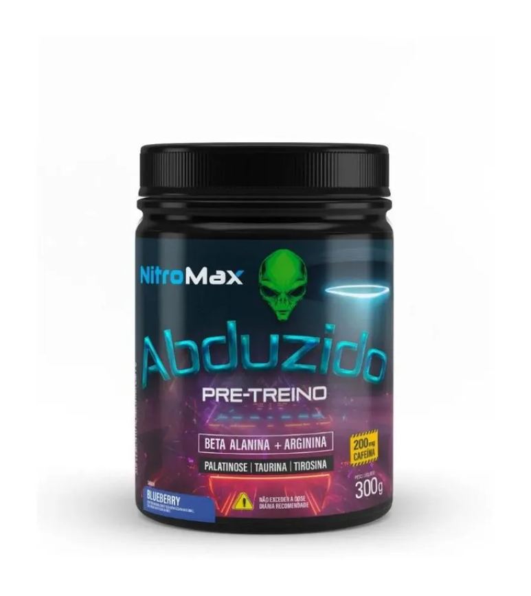 Abduzido Pre Treino Limonada Suica 300g Nitro Max