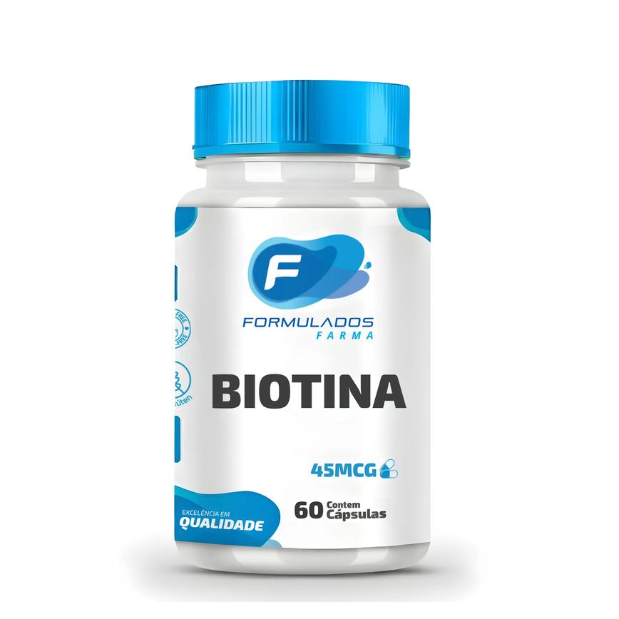 Biotina 45mcg 60 cápsulas - Formulados Farma