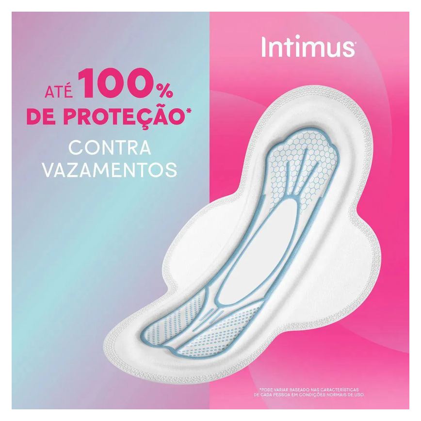 Absorvente Intimus Toda Protegida Com Abas 28 Unidades