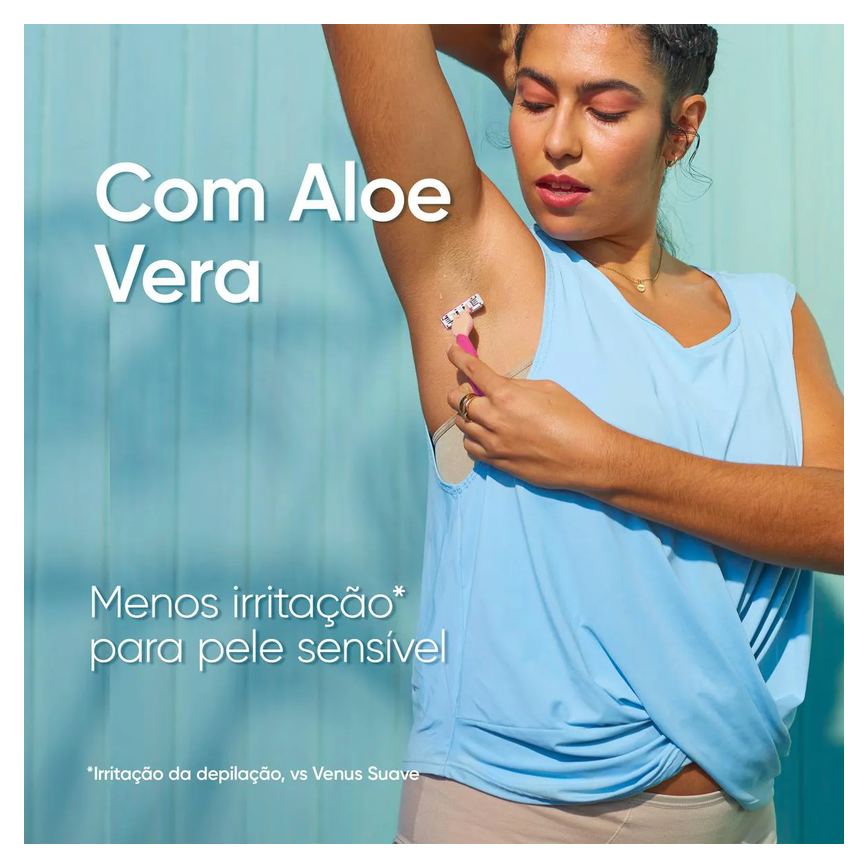 Kit Depilador Descartável Gillette Venus Suave 4 unidades + Vênus Íntima 2 unidades