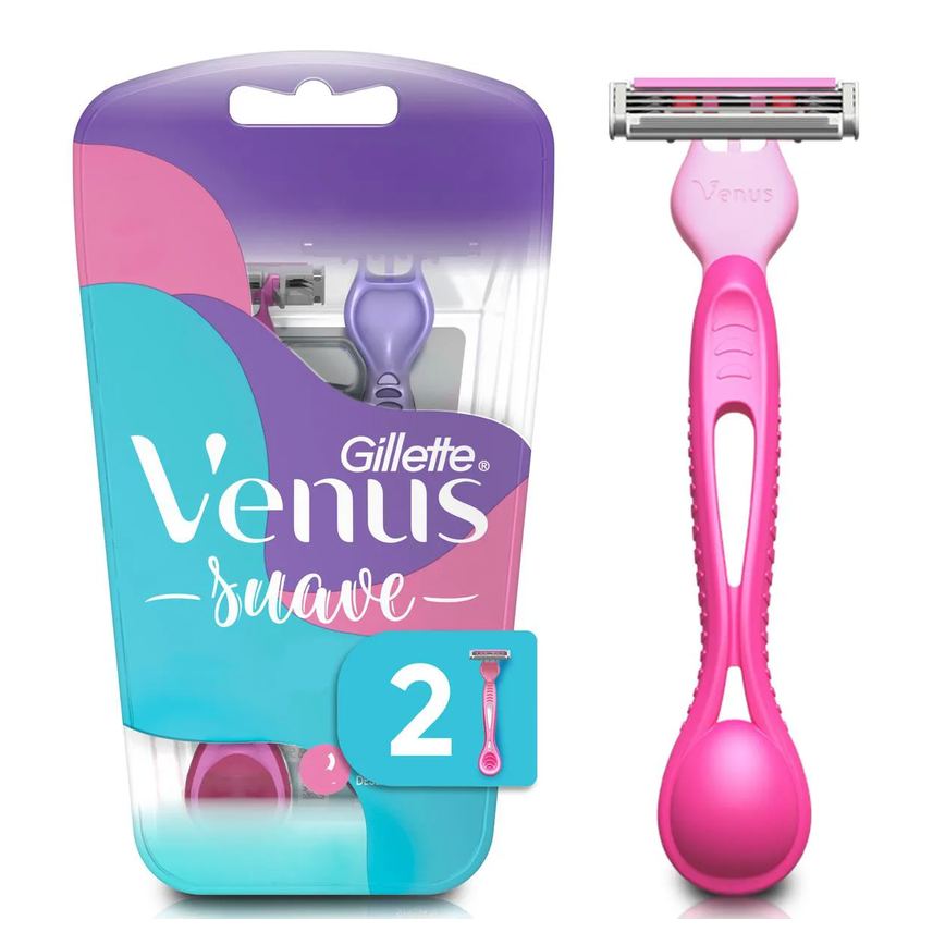 Aparelho de Depilação Gillette Venus Suave com 2 Unidades