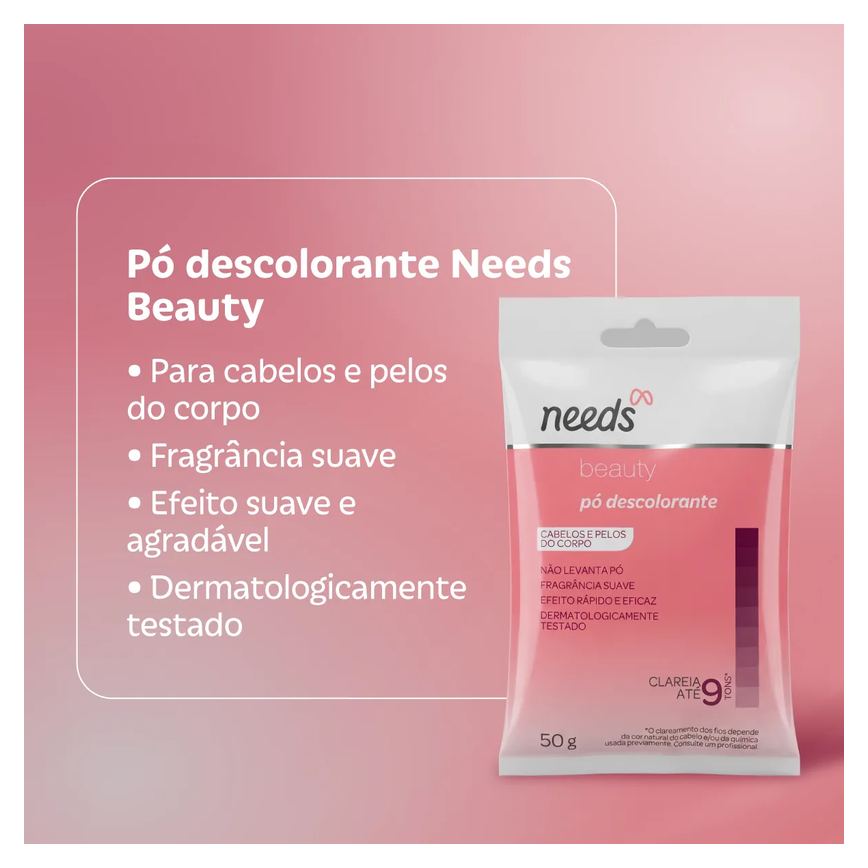 Pó Descolorante Needs Beauty 50g