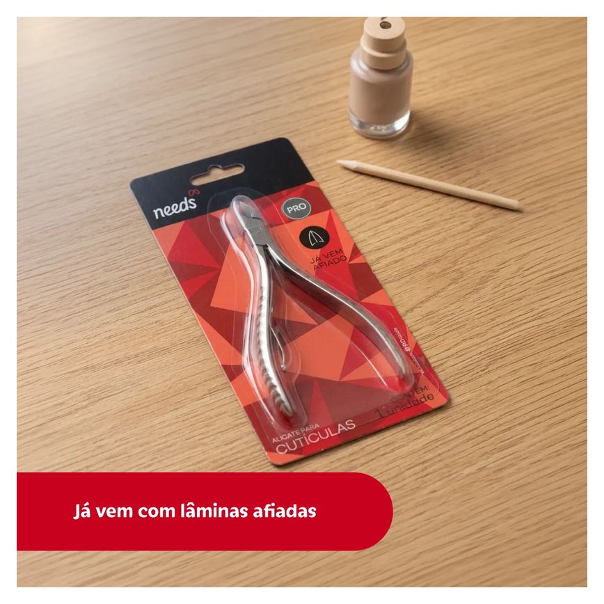 Alicate de Cutícula Needs PRO Inox 1 Unidade