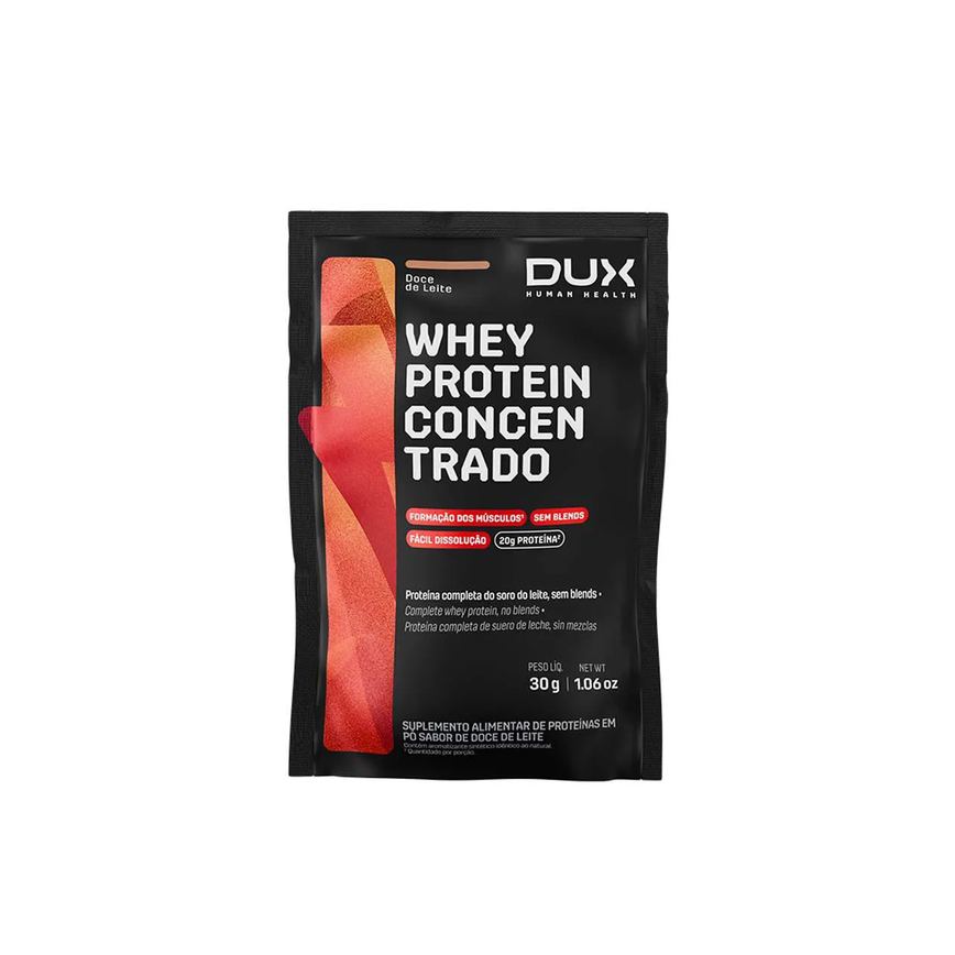 Whey Protein Concentrado Dux Doce de Leite Sachê 30g