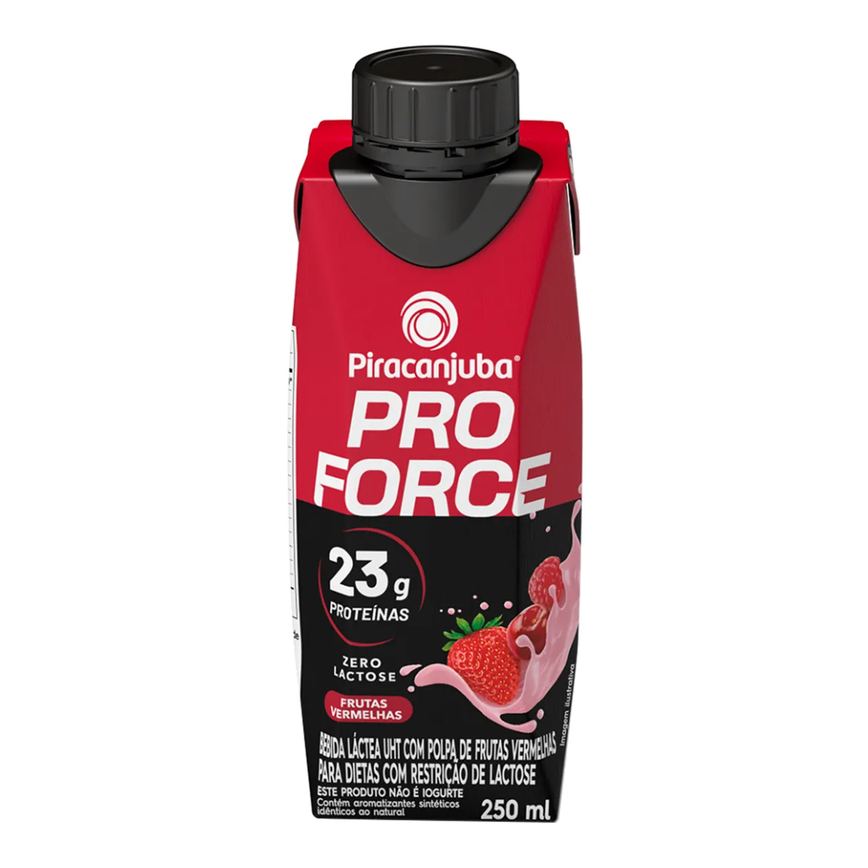 Bebida Láctea Piracanjuba Whey Zero Lactose 23g Proteína Zero Lactose 250ml